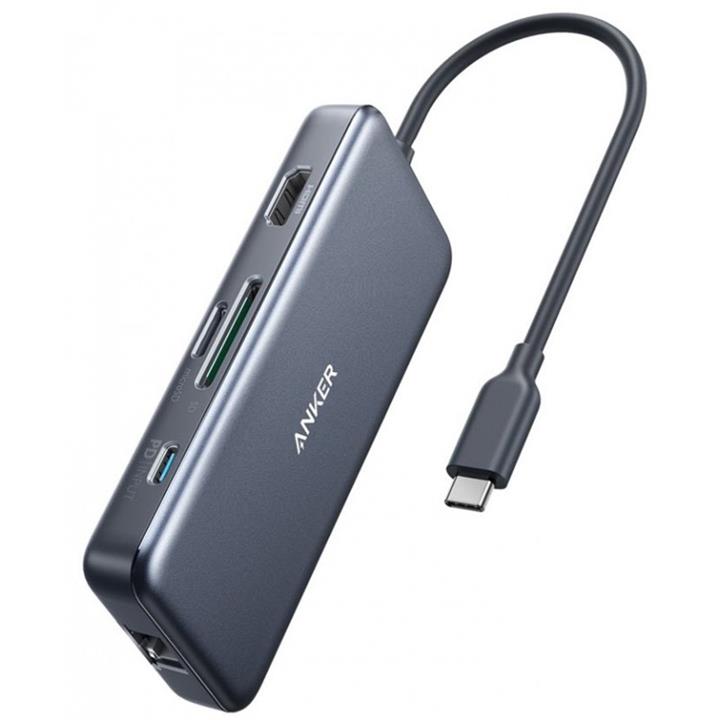 هاب 7 پورت انکر Anker PowerExpand Plus 7 IN 1 USB-C HUB